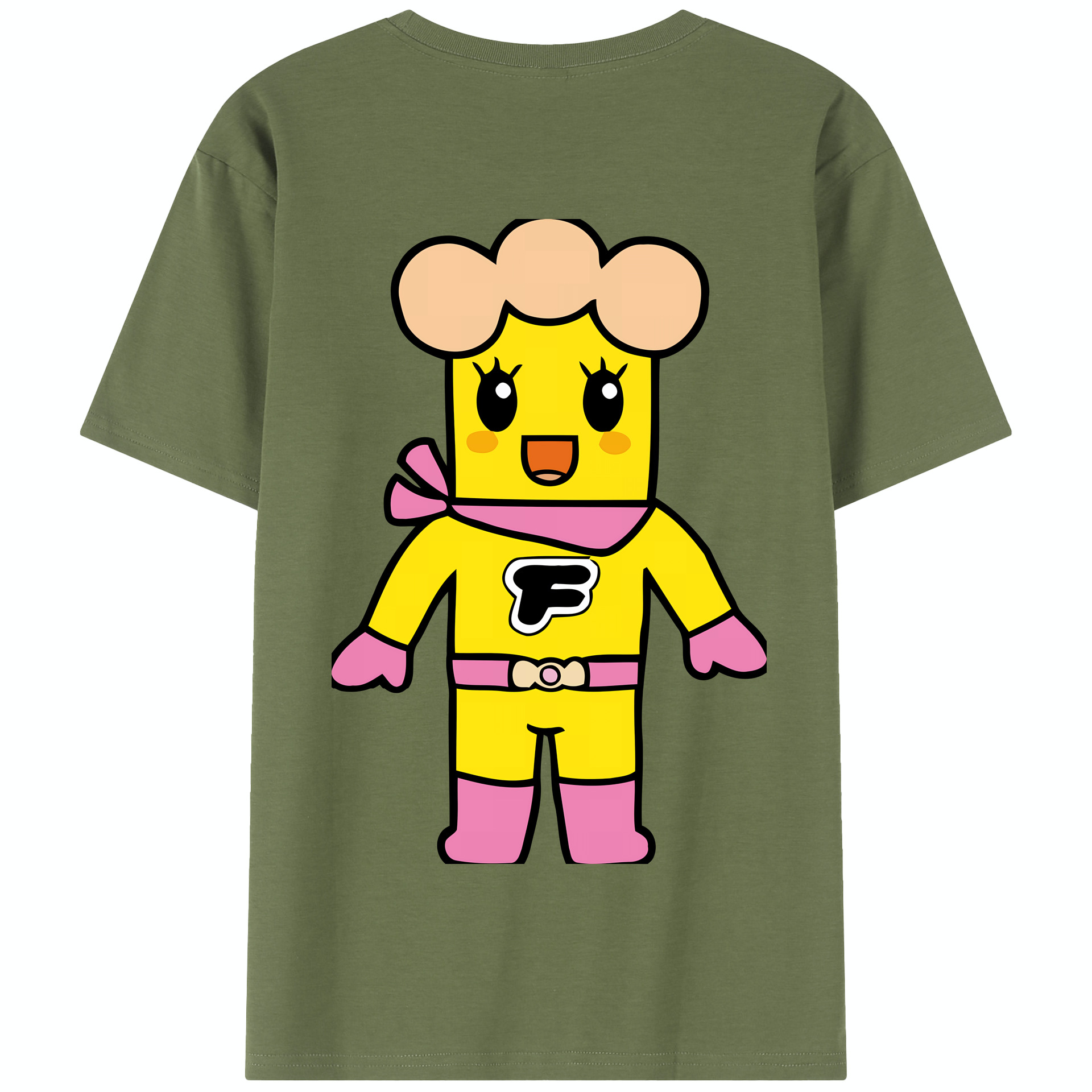 （画像用） アンパンマン Anpanman 綿100％半袖Tシャツ（背面プリント）